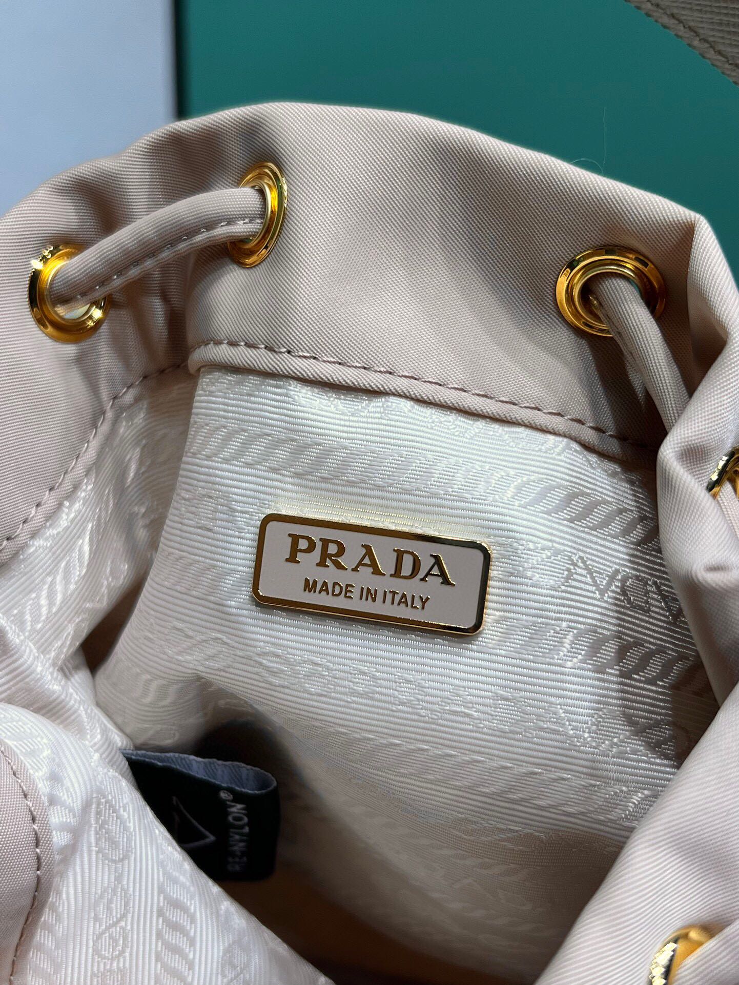 Prada Mini Re Edition 1978 Re Nylon Shoulder Bag Handbag Camel Brown 1BE067